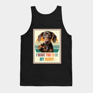 Dachshunds i want you pointing style Tank Top